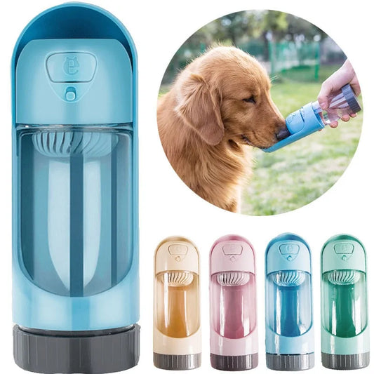 Portable Pet Water Bottle Feeder for Dogs: Travel Drinking Bowl