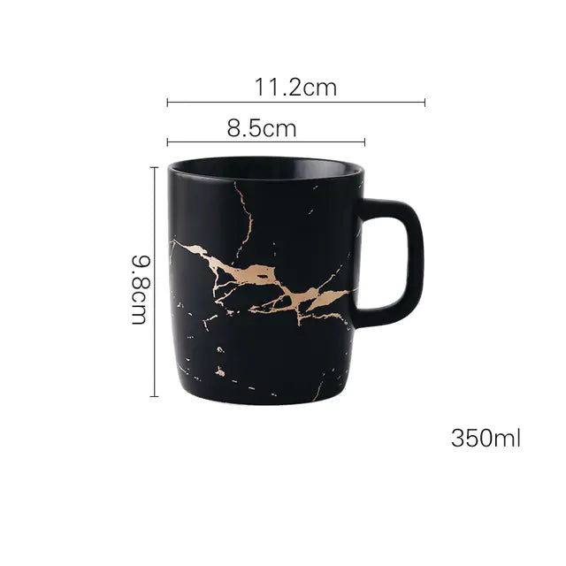 Coffee Mug - Marble Gold