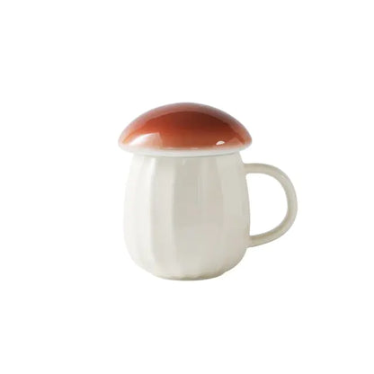 Mushroom Cup With Lid (Milk/Cream)