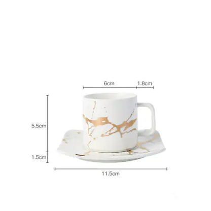 Coffee Mug - Marble Gold