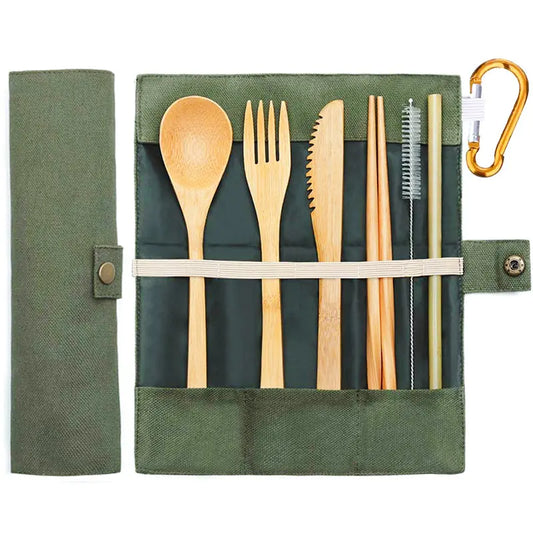 Travel Coffee Utensils Set - Bamboo