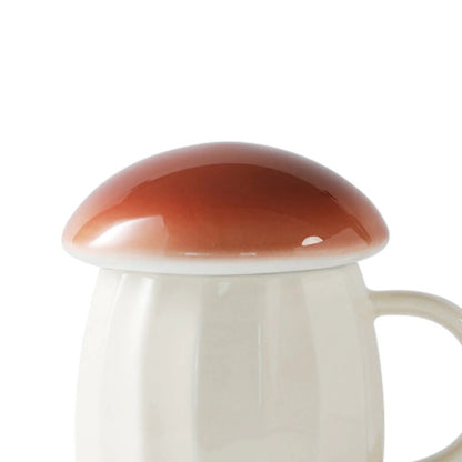 Mushroom Cup With Lid (Milk/Cream)