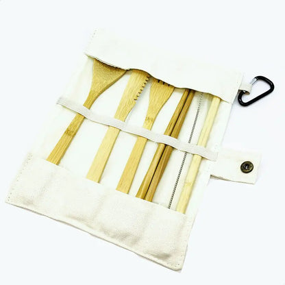 Travel Coffee Utensils Set - Bamboo