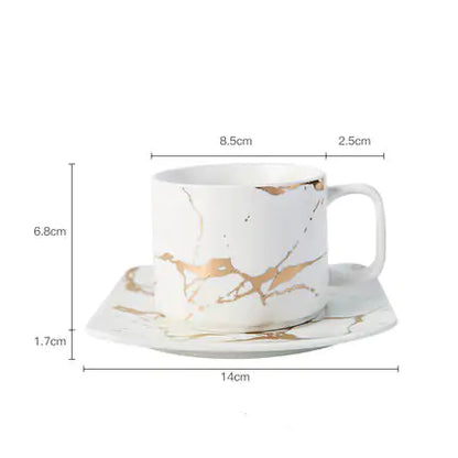 Coffee Mug - Marble Gold