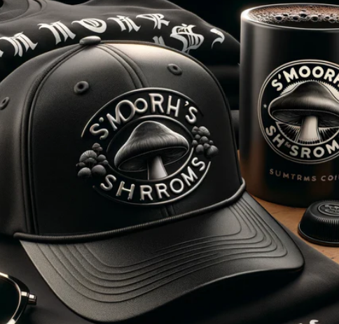 SMOORHS SHROOMS - Pitch Black Hat