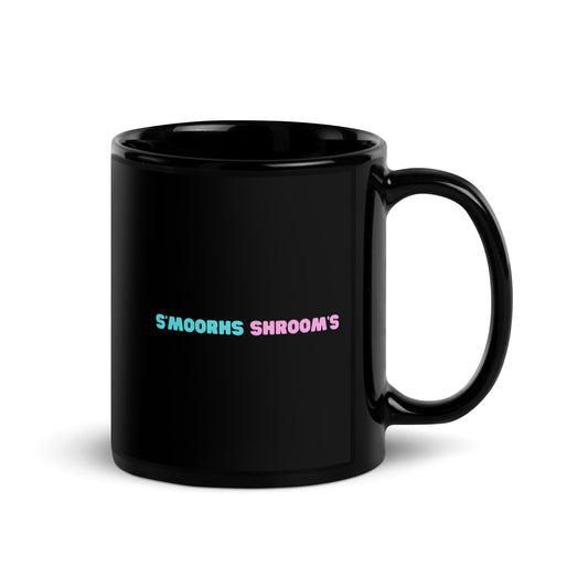 Smoorhs Shrooms Coffee Mug - Sturdy and sleek ceramic mug, available in 11 oz and 15 oz sizes, with glossy finish. Hand-wash only, not dishwasher or microwave safe. On-demand production for eco-friendly reduced overproduction.