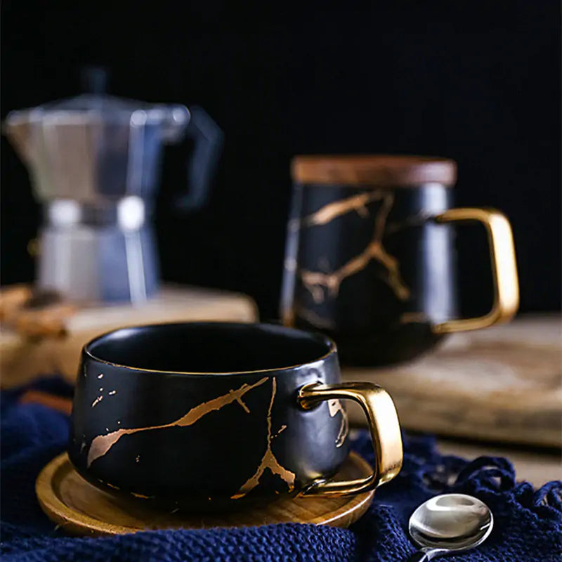 Coffee Mug - Marble Gold