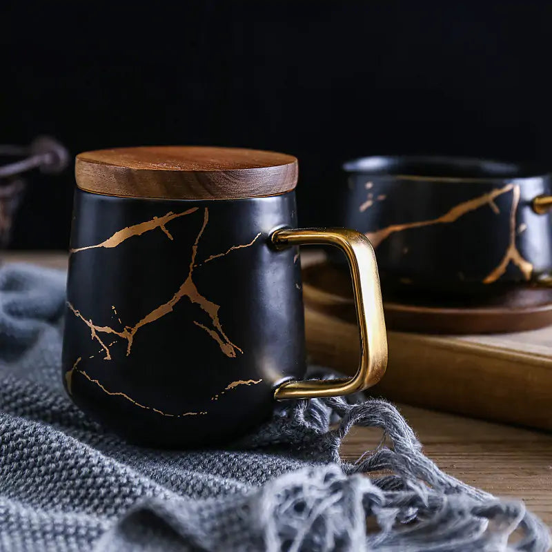 Coffee Mug - Marble Gold