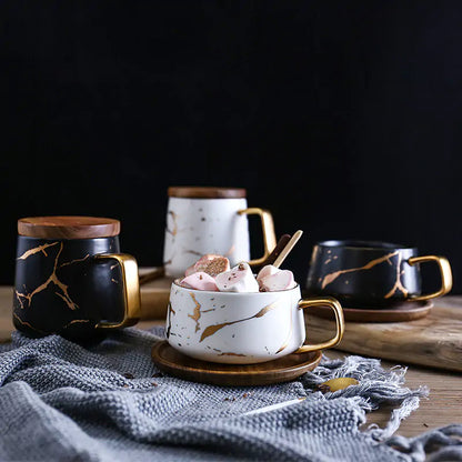 Coffee Mug - Marble Gold