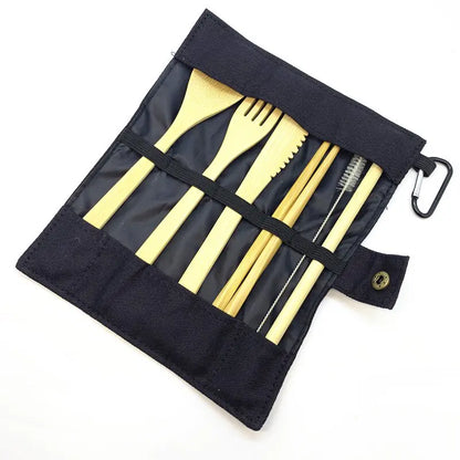 Travel Coffee Utensils Set - Bamboo