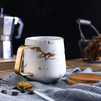 Coffee Mug - Marble Gold