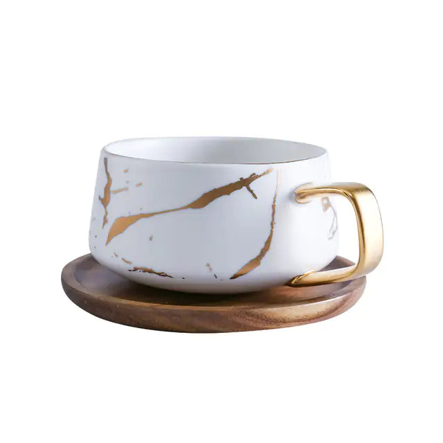 Coffee Mug - Marble Gold