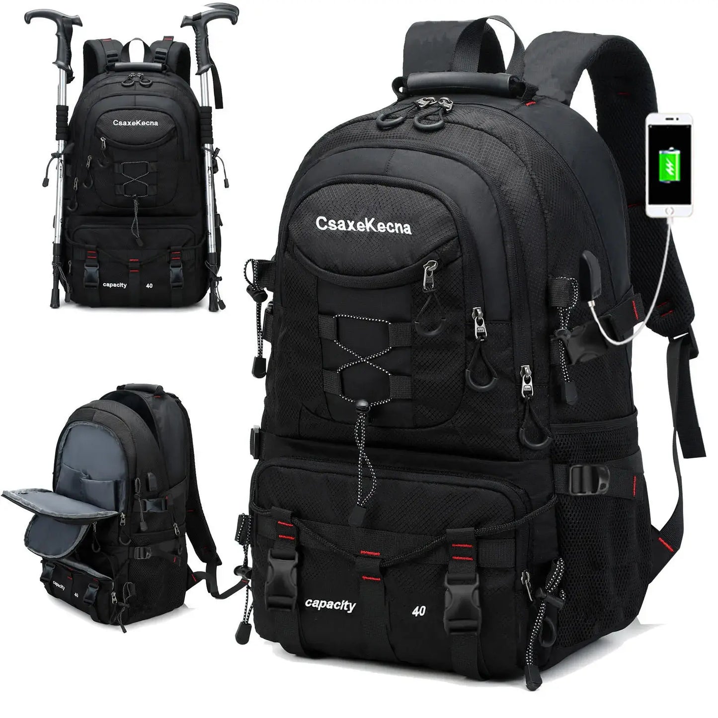 Waterproof Travel Backpack: Ideal for Outdoor Hiking